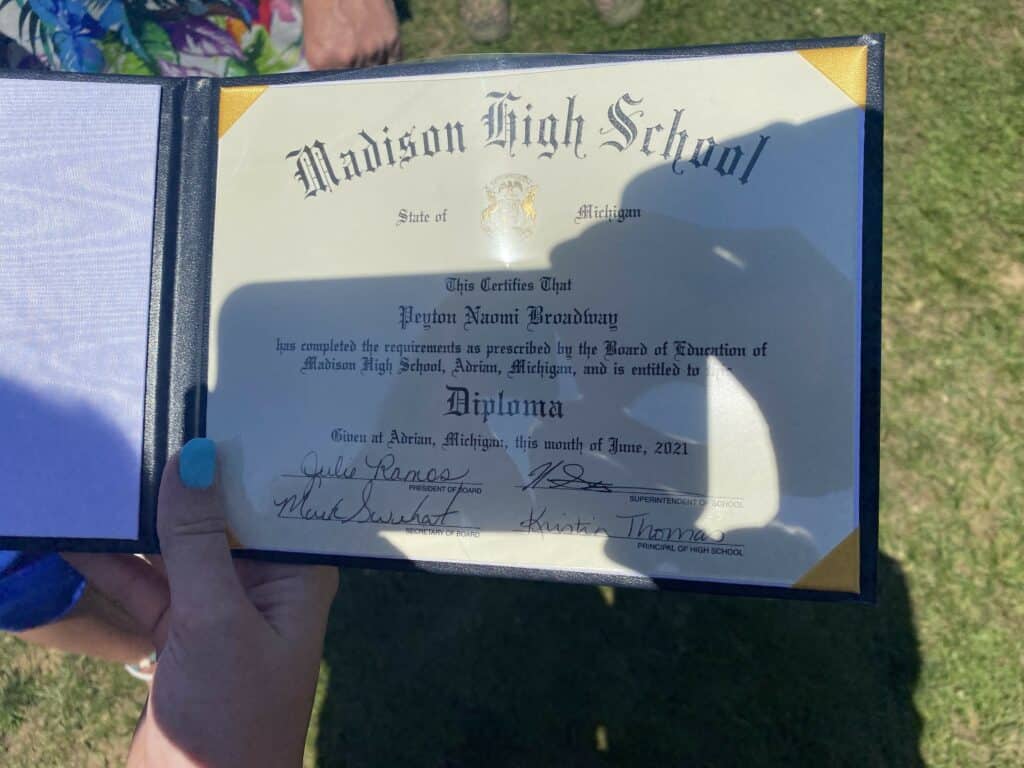 Peyton's Graduation, wow I am old. 19